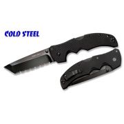 COLD STEEL, FOLDING KNIFE, RECON 1 TANTO Pt., CTS XHP, BLACK, SERRATED (27TLCTS)